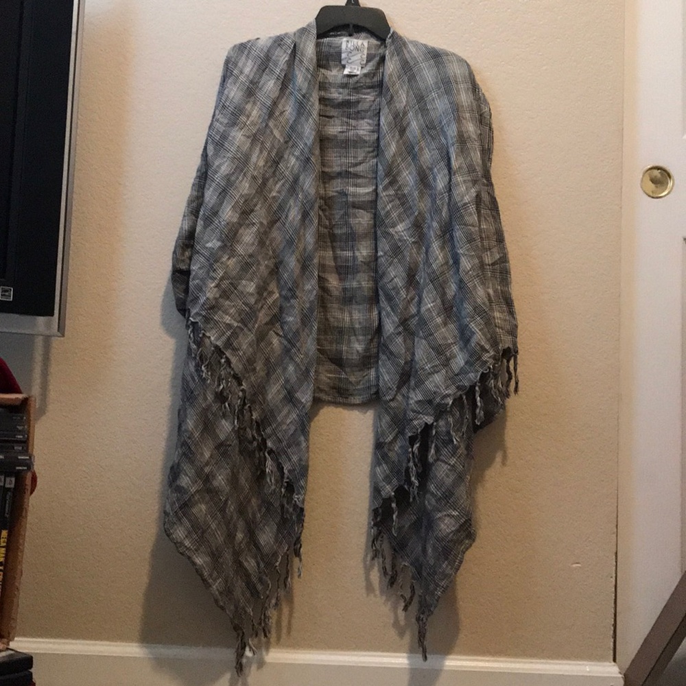 Billabong plaid cardigan